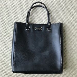 Kate Spade Large Leather Black Tote